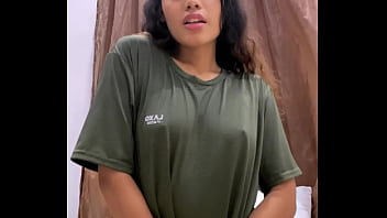 She looks innocent but she loves to masturbate her pussy every day