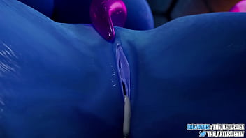 Liara receives a visit from multiple strangers while working the gloryhole