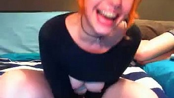 Orange haired slut and her girlfriend