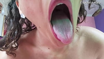 A hot brazilian showing her huge pussy