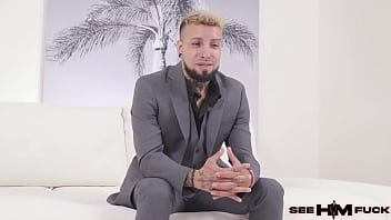 Jade’s tongue fucks eden’s asshole while she strokes his monster dick