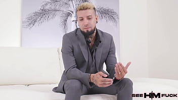 Jade’s tongue fucks eden’s asshole while she strokes his monster dick