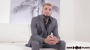 Jade’s tongue fucks eden’s asshole while she strokes his monster dick