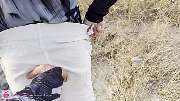 Public a collection of urine outdoors