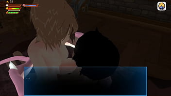 Femdom university demon house scene