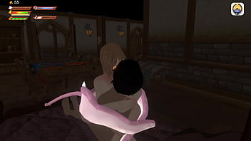 Femdom university demon house scene