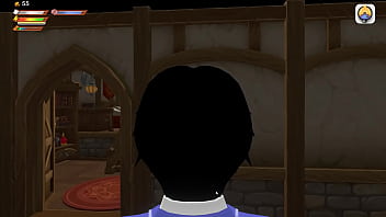 Femdom university demon house scene