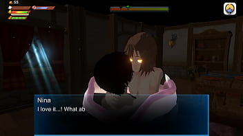 Femdom university demon house scene