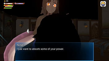 Femdom university demon house scene