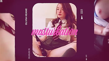 British teen sloppy blowjob & tit wank