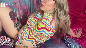 Hungry horny step sister pussy swallows & unbirths surprised step brother