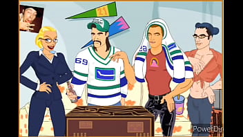 Big ass blonde gets plowed by manly stud