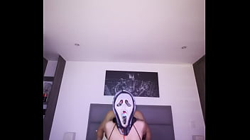 Follando con scary movie en la noche de brujitas