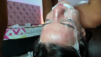 Destruction of the throat upside down leaving the face merciless dirty