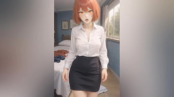 Akari folla su jefe en la oficina anime audio en español asmr