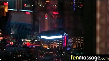 Massage girl sucks the tip for a tip 27