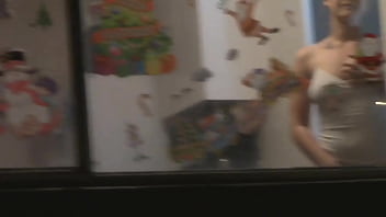 She caught me and invited me inside