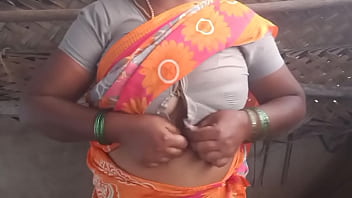 Housewife Big Boobs Show In Village House thumbnail