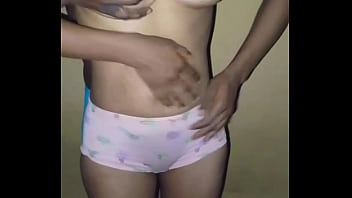 Playing with step mummy big tit