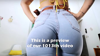 One of the best butts in tight jeans you will see this year