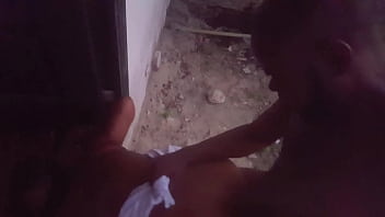 Outdoor night fuck