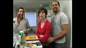 Amateur short hair teen group sex