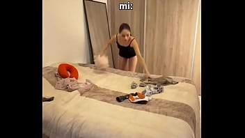 I’m picking up my room because in a while they’re going to give me the