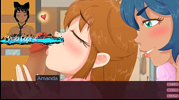 Milfs amanda came to visit and marisa wants to give a hand job and kiss