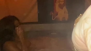 Quickie hot tub creampie sex with kaiya rose wca productions