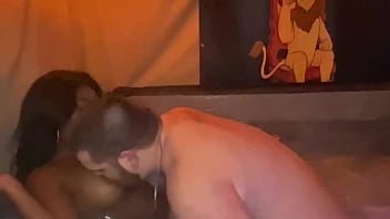 Quickie hot tub creampie sex with kaiya rose wca productions