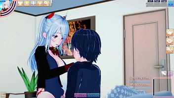 Hentai prinz eugen knows how to tease and please