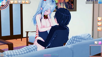 Hentai prinz eugen knows how to tease and please