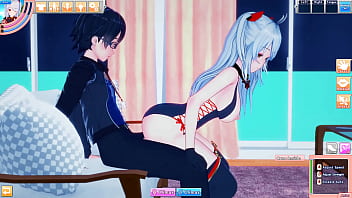 Hentai prinz eugen knows how to tease and please