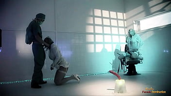 Crazy Blonde Hottie Loves Bouncing On Her Pussy On A Big Dildo Before Screwing With Two Guys In Front Of Another Hottie Until They Get Sprayed With Warm Jizz thumbnail