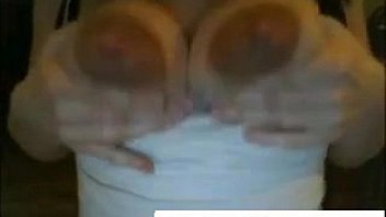 Damn those sweet nipples on huge shaking titties will drive you crazy