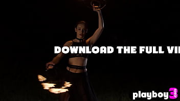 Beautiful babe posed and exposed her stunning body after hot striptease