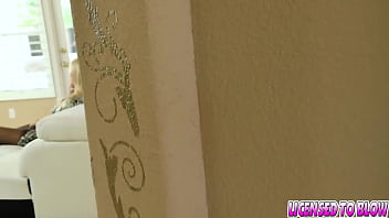 Licensed to blow vanessa cage showing off big booty nylons