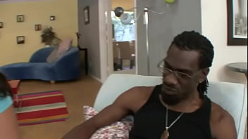 Casey cumz cums as he big black cock bounces off her g spot