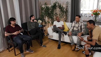 Resuscitation to ejaculation unexpected gangbang orgy erupts