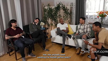 Resuscitation to ejaculation unexpected gangbang orgy erupts