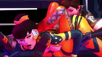 Overwatch tracer x bee skin booty licking