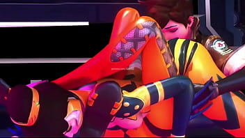 Overwatch tracer x bee skin booty licking