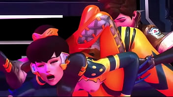 Overwatch tracer x bee skin booty licking Overwatch tracer x bee skin booty licking
