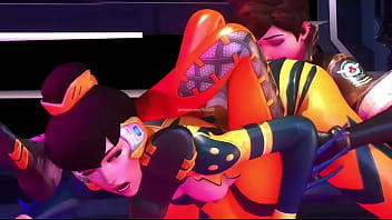 Overwatch tracer x bee skin booty licking