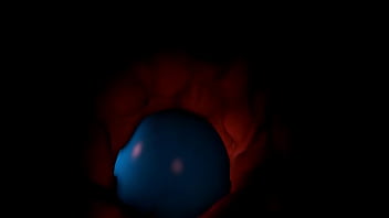 Shrunken guy and his girl anal vore