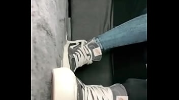 It’s been a long time hello do you like my black socks ~ check out my of #socksfetisch #bar