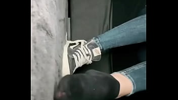 It’s been a long time hello do you like my black socks ~ check out my of #socksfetisch #bar