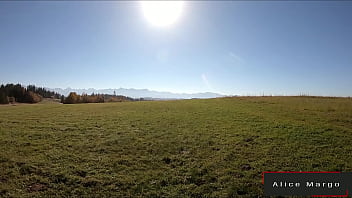 Remote control beuaty girl in the mountains