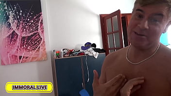 Taissia forces stepbro dean's cock into her hungry mouth and pussy