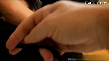 Busty amateur cum on butt